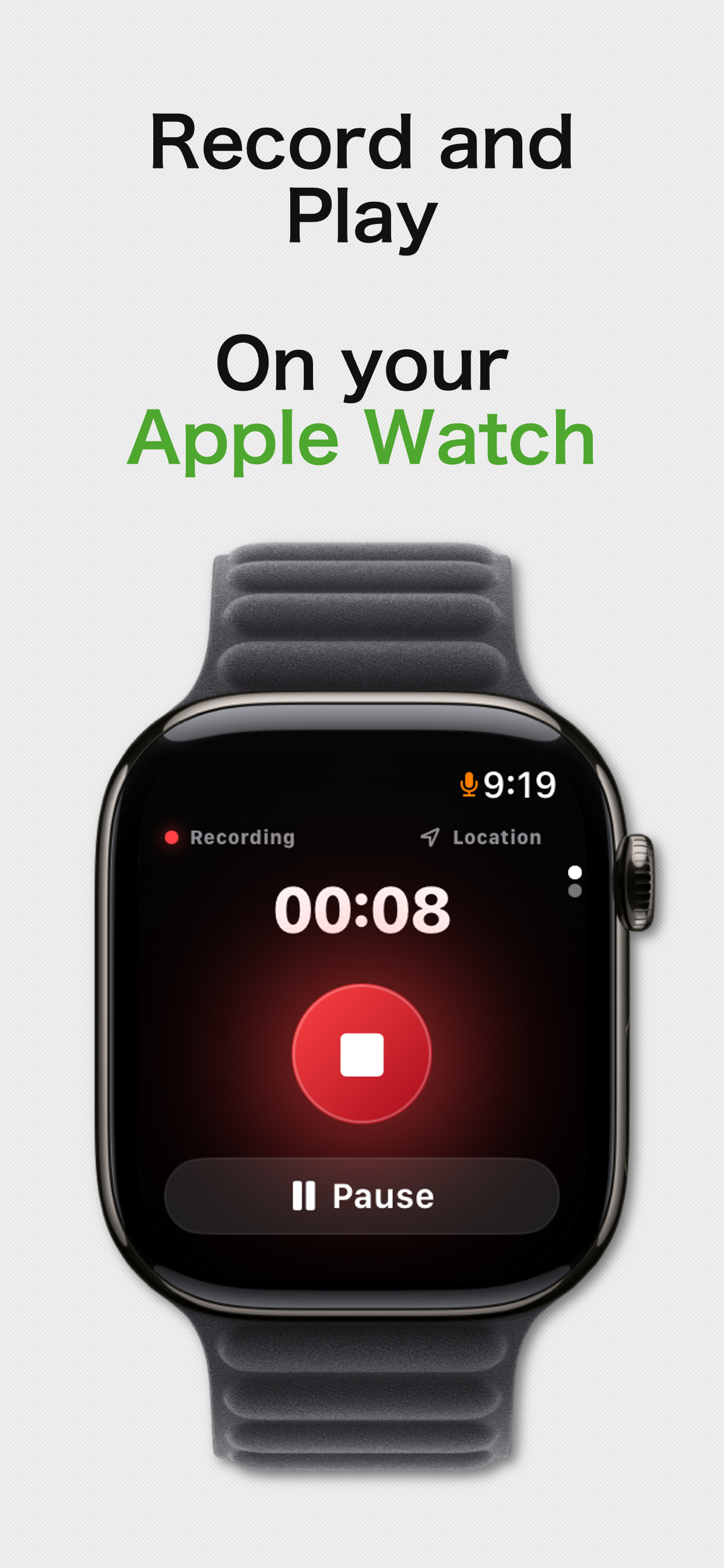 Live Transcriber on Apple Watch